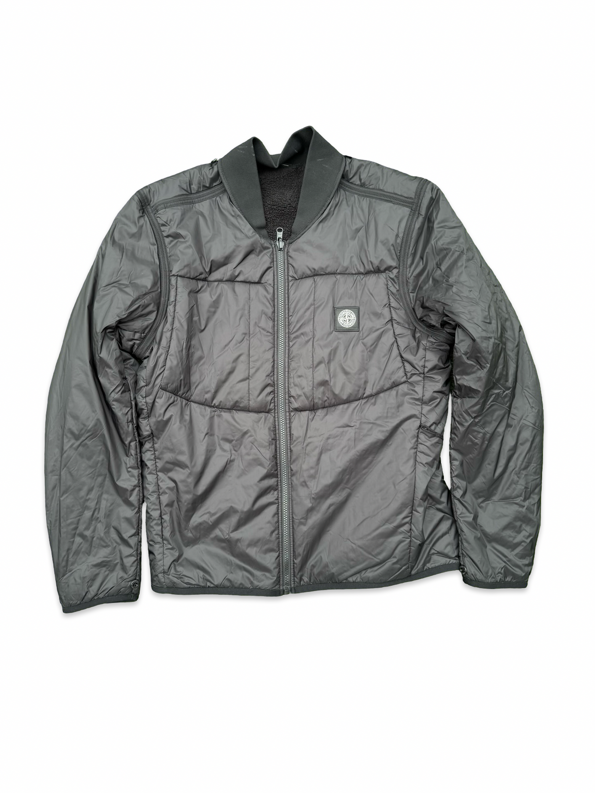 Stone Island Iridescent Coating Tela With Reflex Mat
