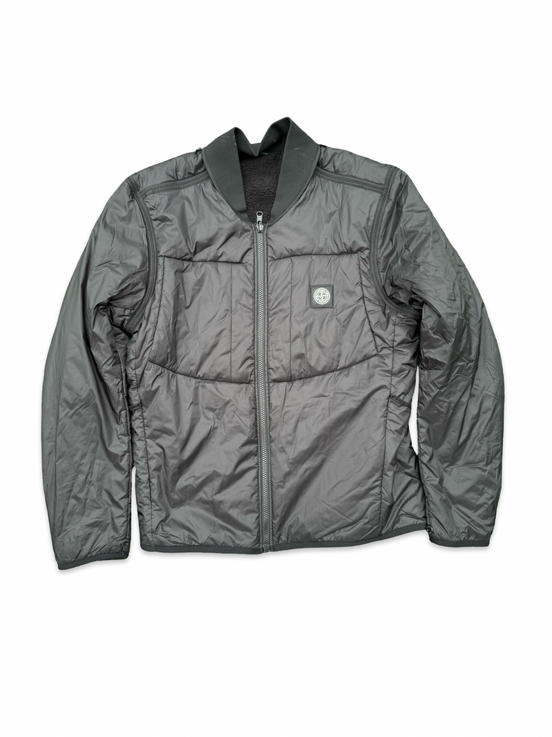 Stone Island Iridescent Coating Tela With Reflex Mat
