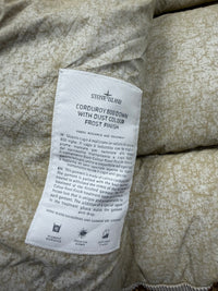 Stone Island Corduroy 800 Down With Dust Colour Frost Finish