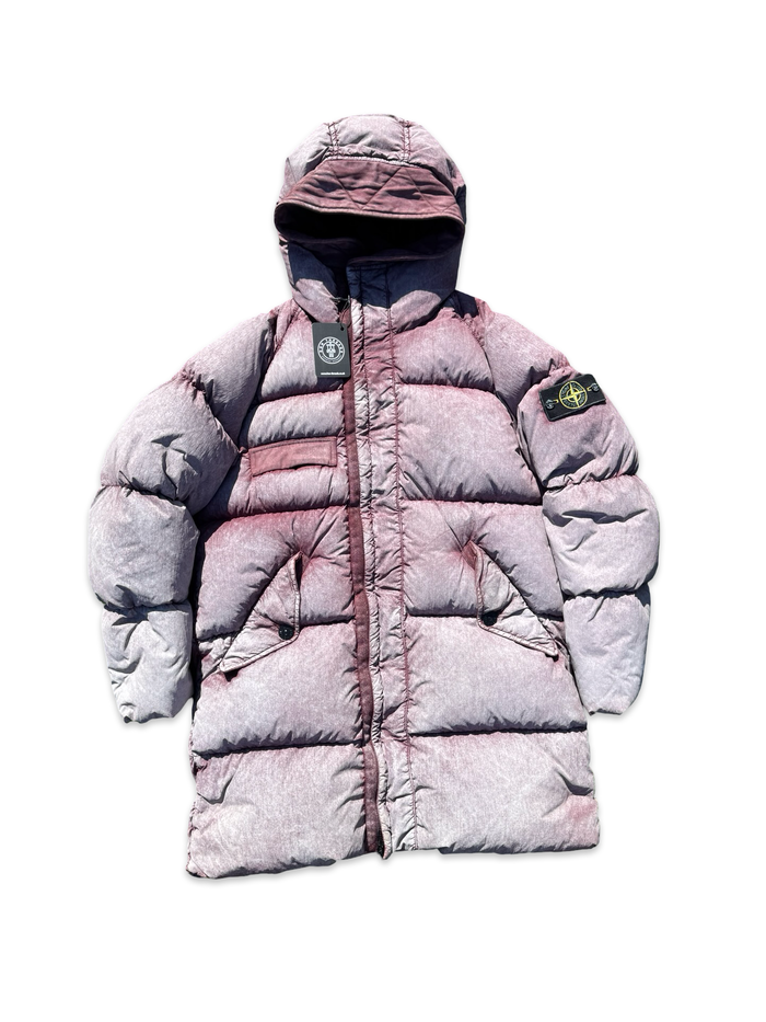 Stone Island Tela Nylon Down With Dust Colour Frost Finish