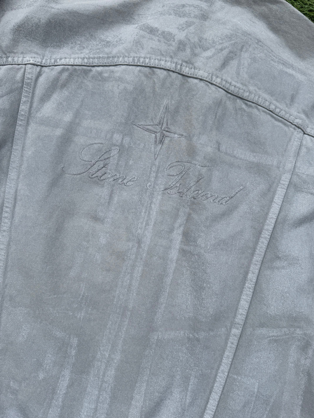 Stone Island | Supreme Reflective Bull Denim-TC