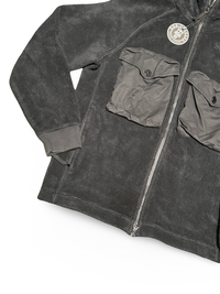 Stone Island Double Pocket Teddy Fleece Zip Up