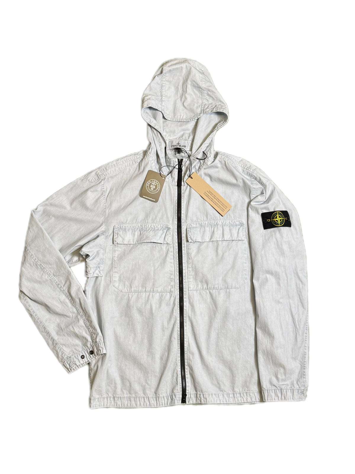 Stone Island Dual Pocket Hooded Overshirt