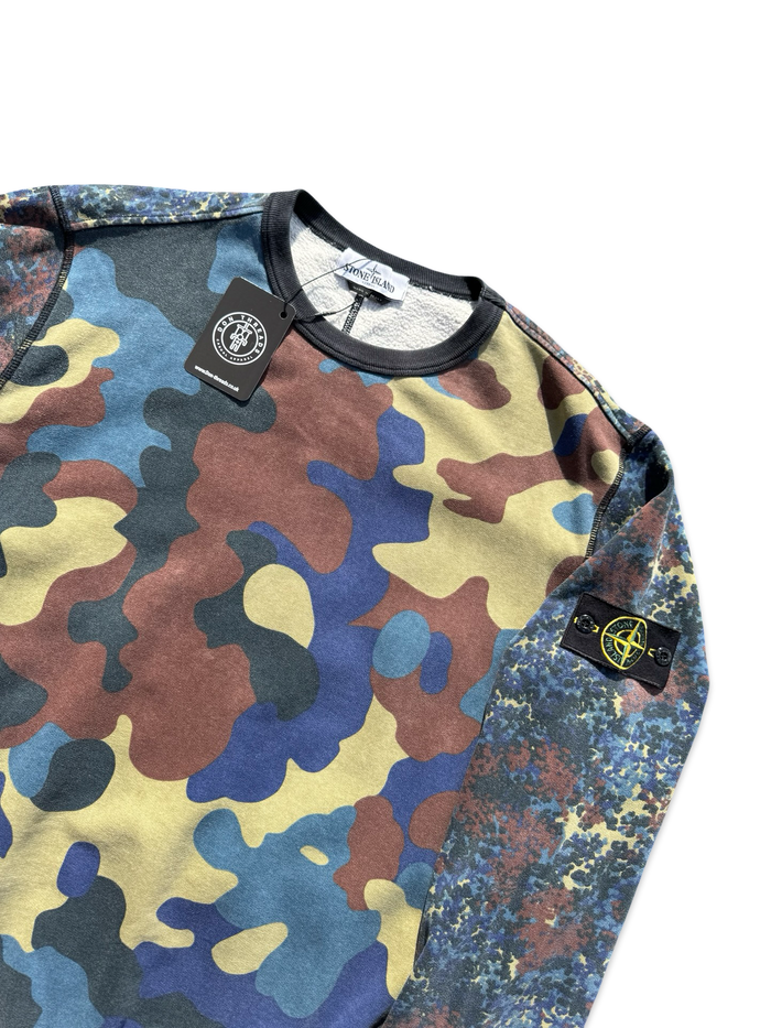 Stone Island Camo Crewneck