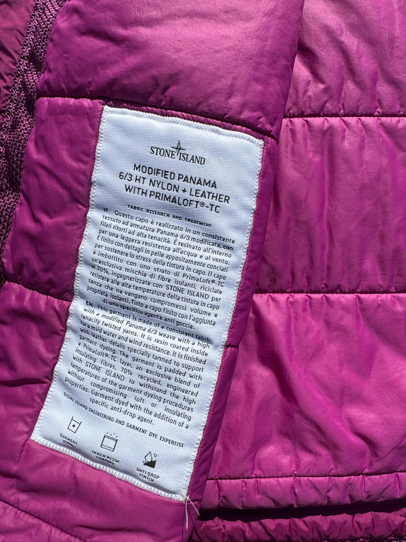 Stone Island Modified Panama 6/3 HT Nylon+Leather With Primaloft-TC