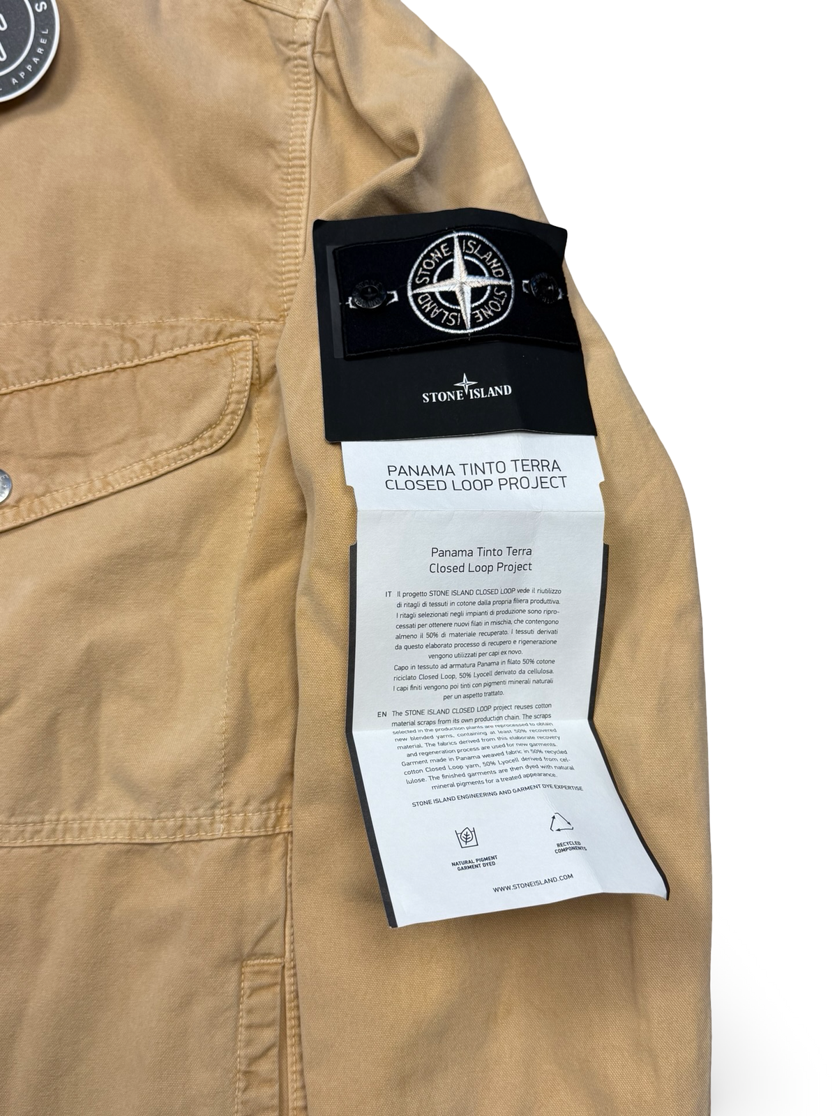 Stone Island Panama Tinto Terra Closed Loop Project