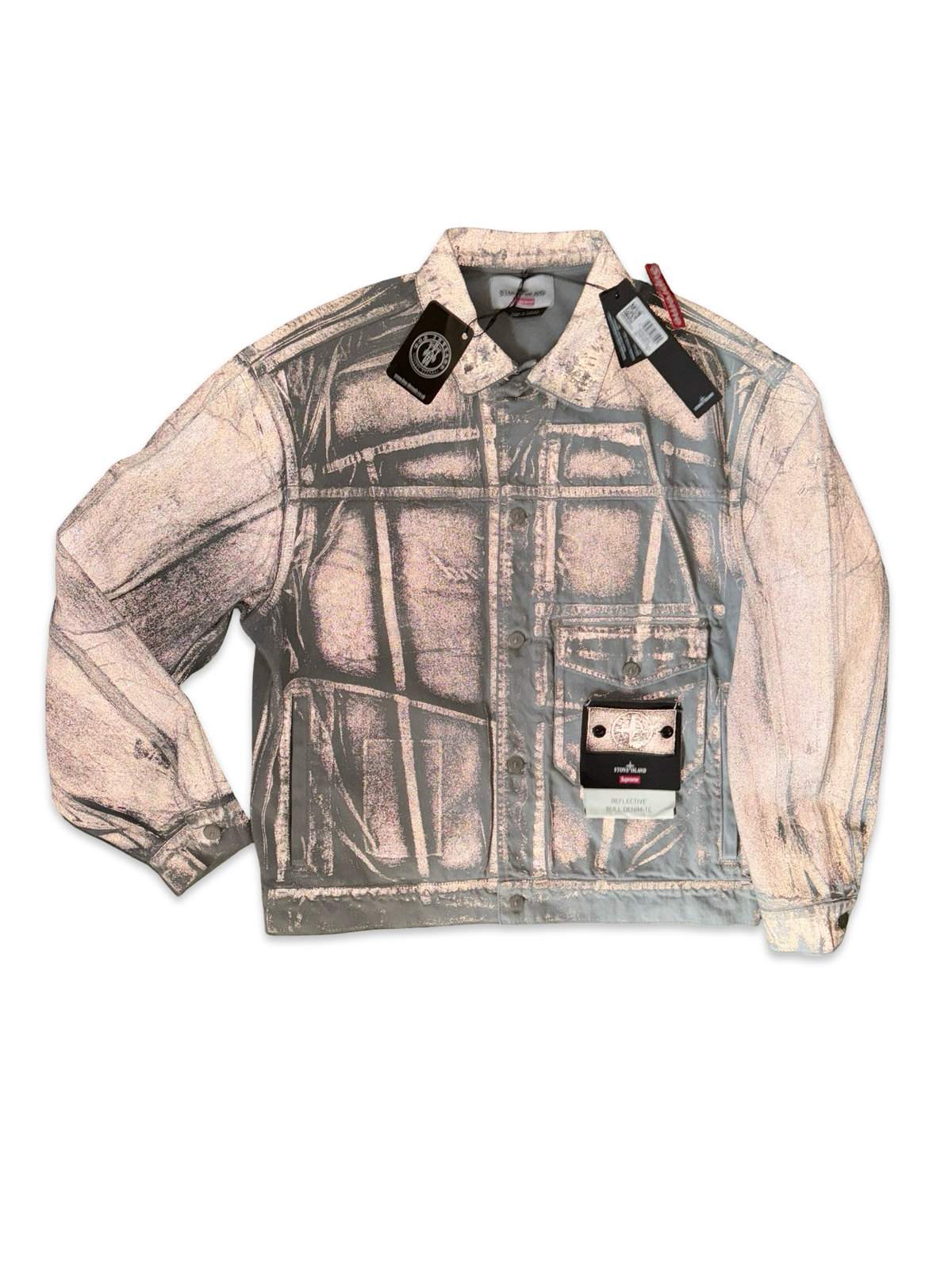 Stone Island Reflective Bull Denim-TC
