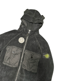 Stone Island Double Pocket Teddy Fleece Zip Up