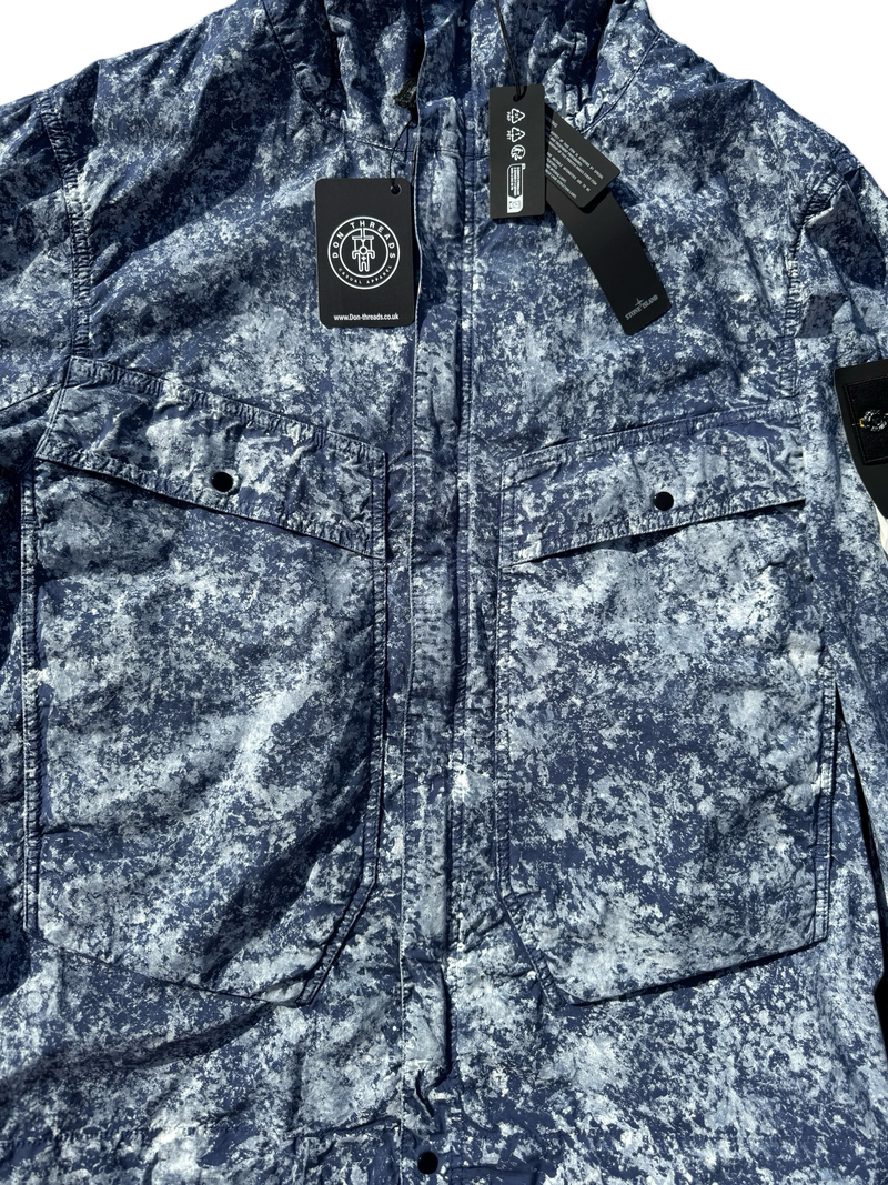 Stone Island White Pigment On Tela Parachute Stretch-TC