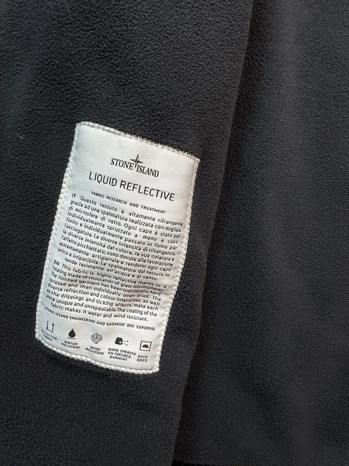 Stone Island 30th Anniversary Liquid Reflective