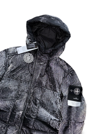Stone Island Light Nylon Tela Hand Sprayed Reflective