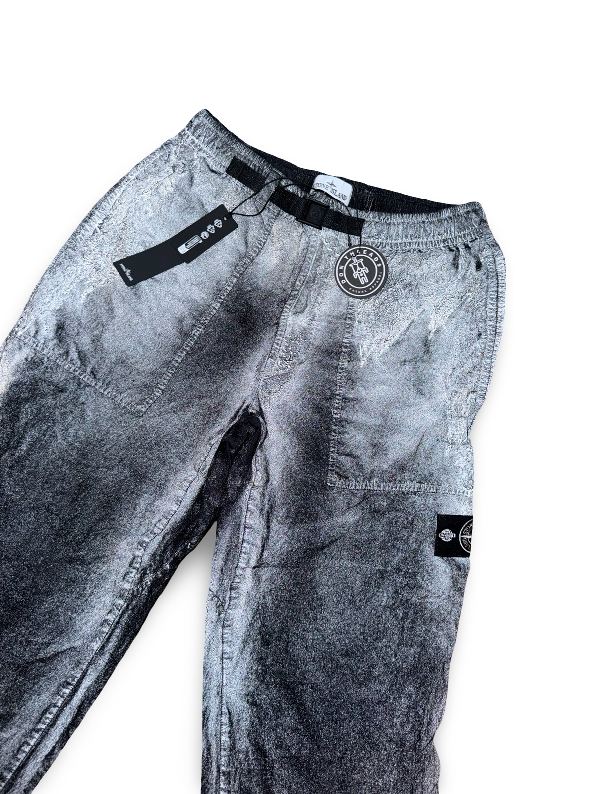 Stone Island Dense Nylon-TC Hand Sprayed Reflective Cargo Trousers