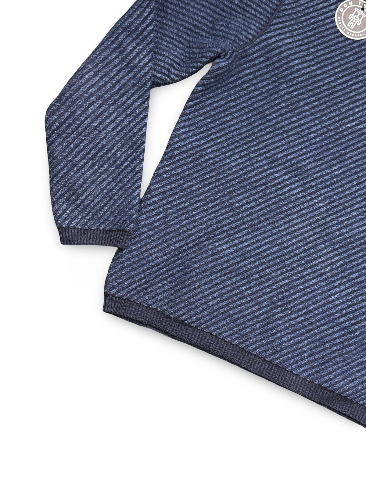 Stone Island Polypropylene Denim Knit Crewneck
