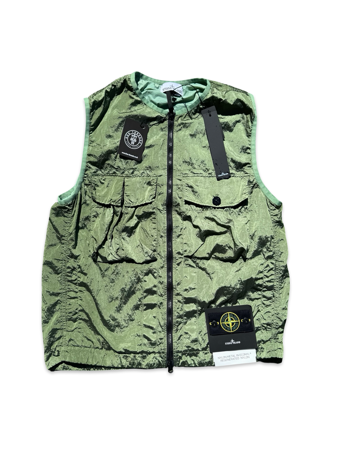 Stone Island Nylon Metal In Econyl Regenerated Nylon Vest