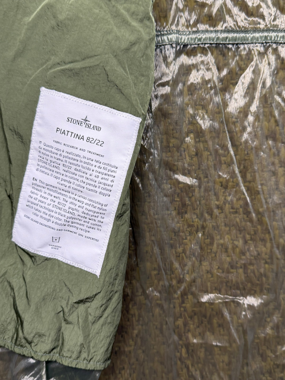 Stone Island Piattina 82/22 40th Anniversary Hooded Parka Jacket