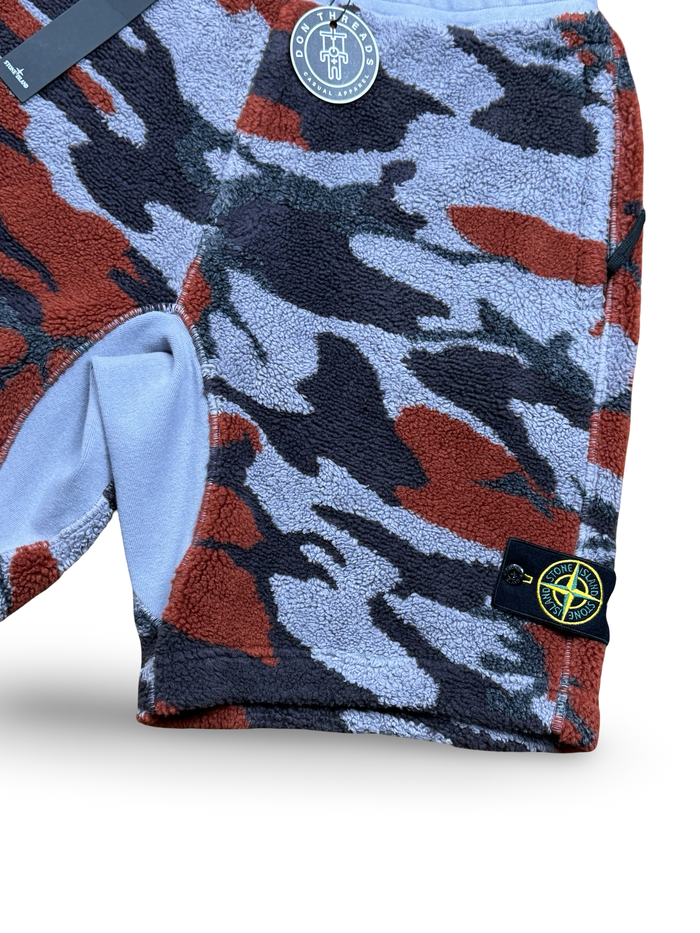 Stone Island Heritage Camo Fleece Shorts