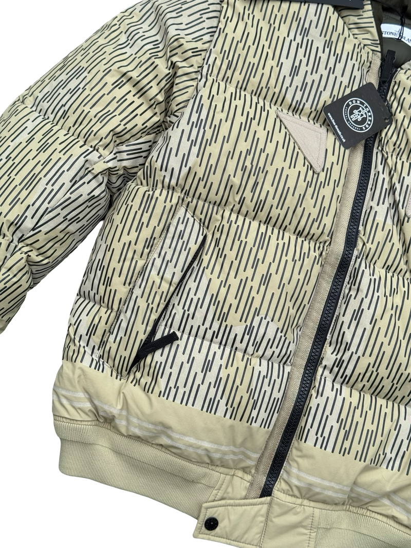 Stone Island Naslan Light Watro Camo Reflective Down
