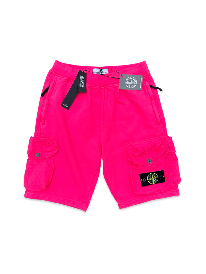 Stone Island Fleece Cargo Shorts