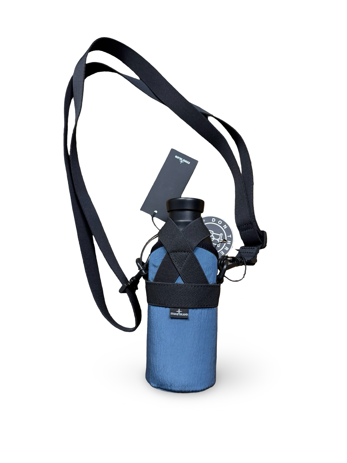 Stone Island Stainless Steel Bottle in Blue nylon metal Pouch