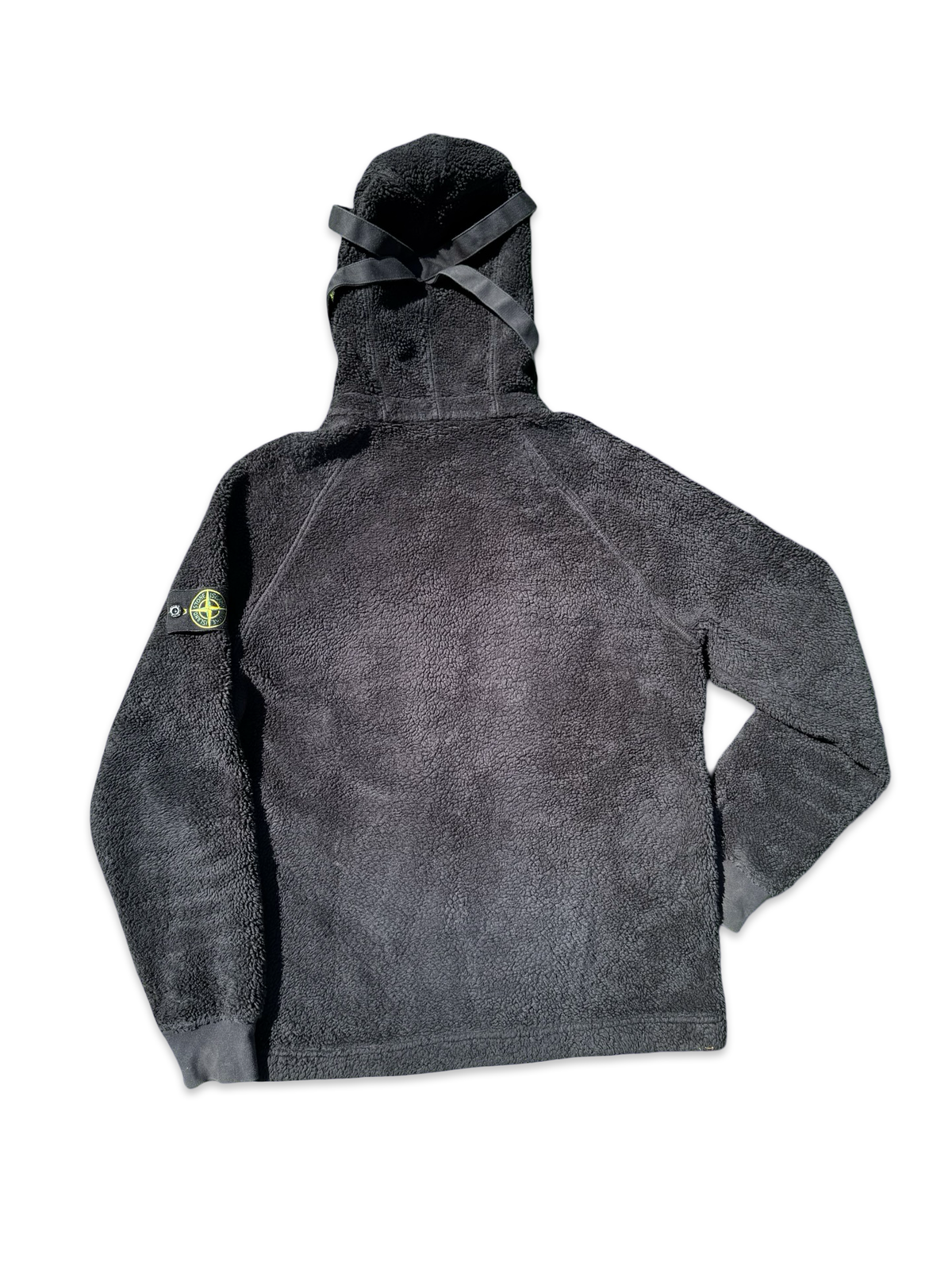 Stone Island Double Pocket Teddy Fleece Zip Up