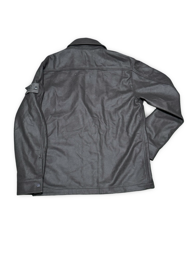 Stone Island Ghost Project Wool Nylon Flannel Jacket