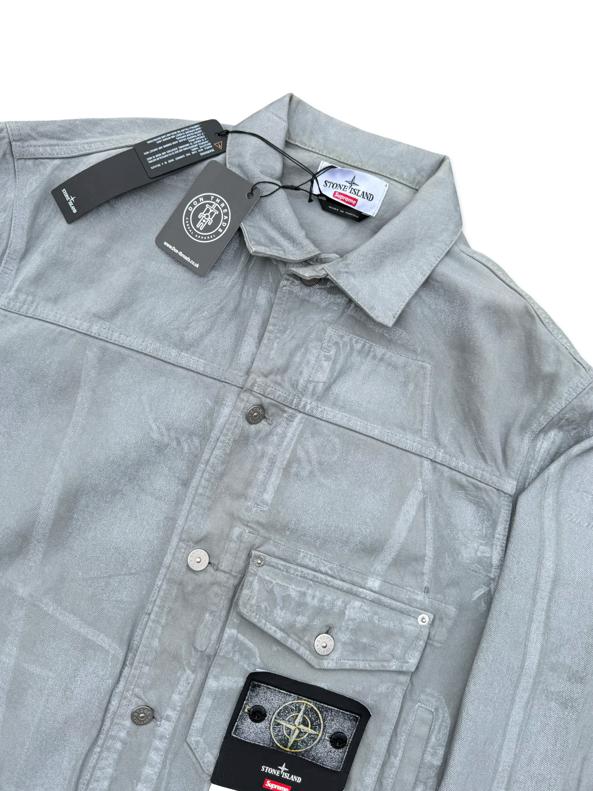 Stone Island Supreme Reflective Bull Denim-TC – DON Threads