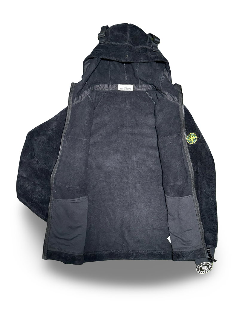 Stone Island Double Pocket Teddy Fleece Zip Up