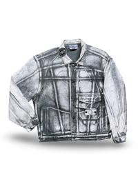 Stone Island | Supreme Reflective Bull Denim-TC