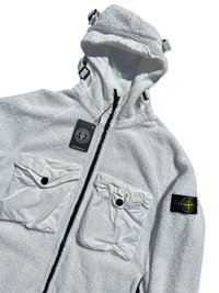 Stone Island Double Pocket Teddy Fleece Zip Up