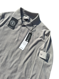 Stone Island Ghost Project Wool Long Sleeve Polo
