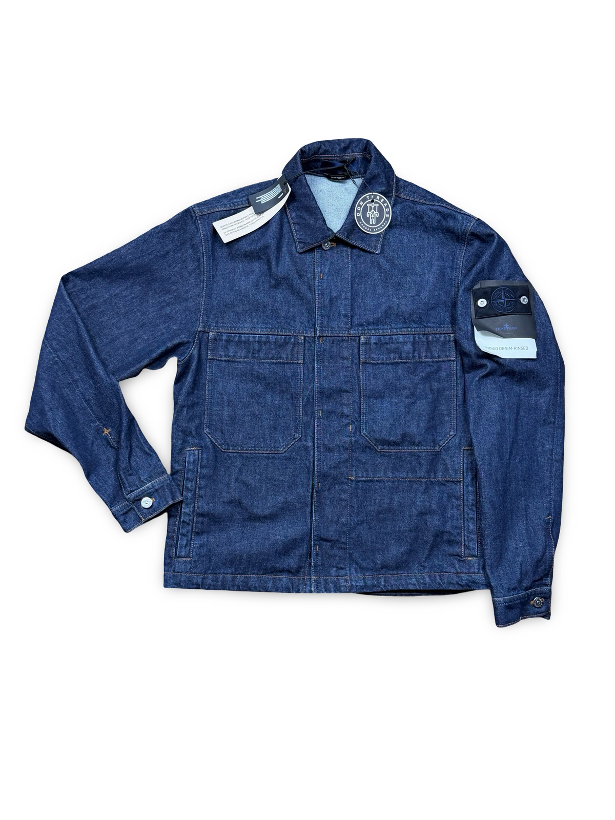 Stone Island Indigo Denim-Rinsed