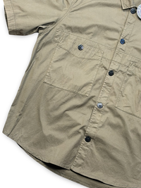 Stone Island Cotton Canvas Short Sleeve Overshirt