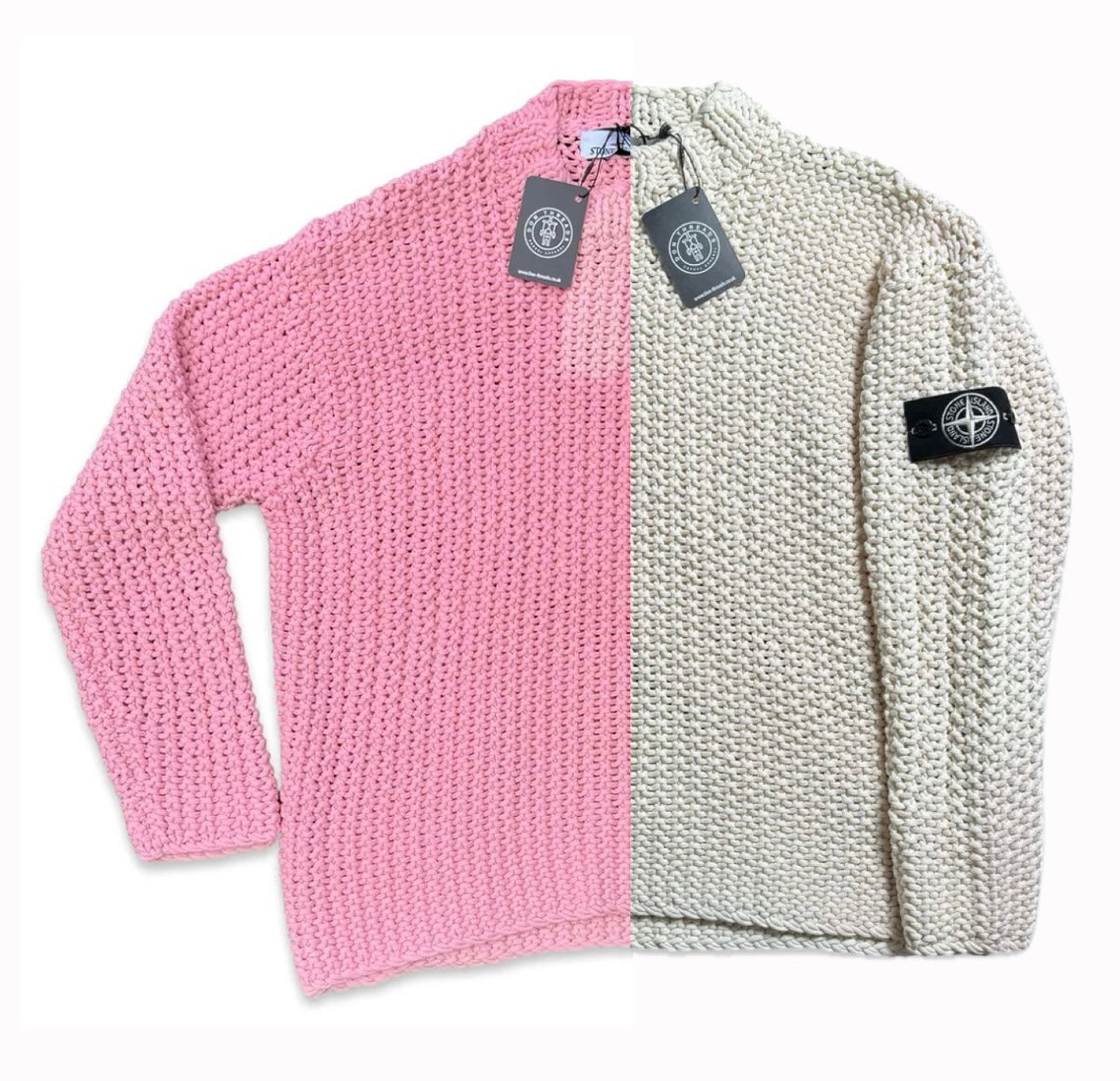 Stone Island UV-Reactive Chain Stitch