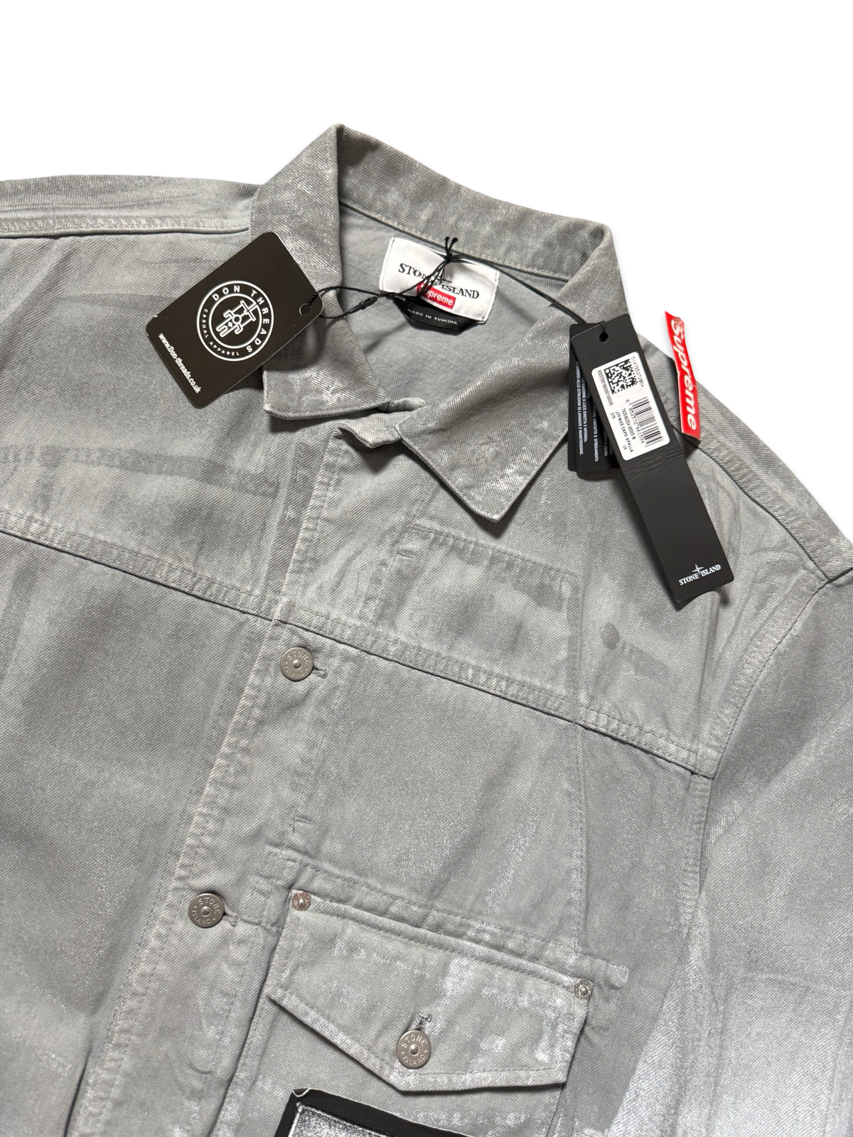 Stone Island Reflective Bull Denim-TC