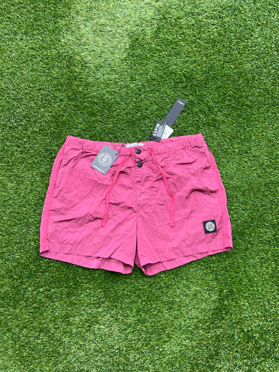 Nylon metal 2025 stone island shorts