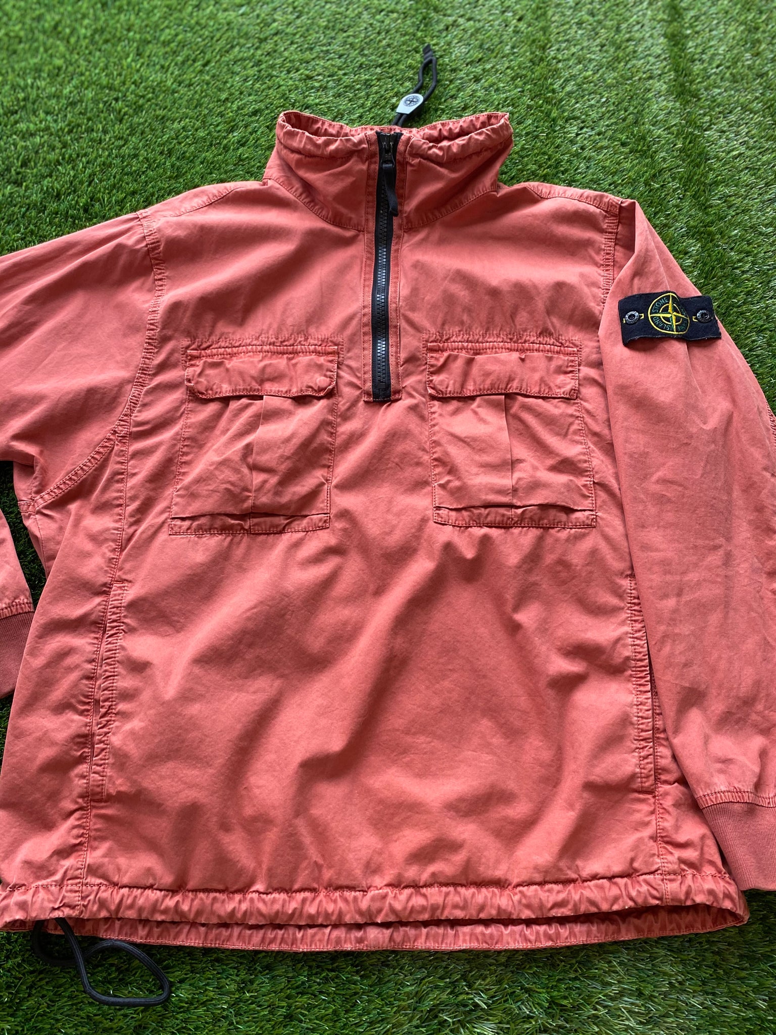 Stone island hotsell brushed smock jacket